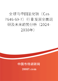 全球与中国氢化钠（Cas 7646-69-7）行业发展全面调研及未来趋势分析（2024-2030年）