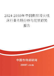 2024-2030年中国数控淬火机床行业市场分析与前景趋势报告