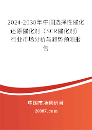 2024-2030年中国选择性催化还原催化剂（SCR催化剂）行业市场分析与趋势预测报告