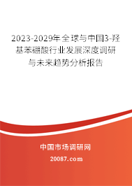 2023-2029年全球与中国3-羟基苯硼酸行业发展深度调研与未来趋势分析报告