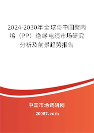 2024-2030年全球与中国聚丙烯（PP）绝缘电缆市场研究分析及前景趋势报告