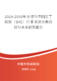 2024-2030年全球与中国正丁胺醇（BAE）行业发展全面调研与未来趋势报告