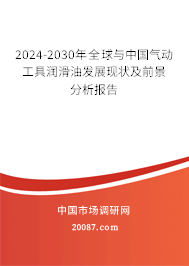 2024-2030年全球与中国气动工具润滑油发展现状及前景分析报告