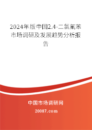 2024年版中国2.4-二氯氟苯市场调研及发展趋势分析报告