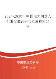 2024-2030年中国电力机器人行业全面调研与发展趋势分析