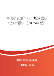 中国破乳剂产业市场深度研究分析报告(2025年版) 中国破乳剂产业市场深度研究分析报告(2025年版)
