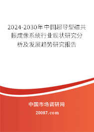 2024-2030年中国超导型磁共振成像系统行业现状研究分析及发展趋势研究报告