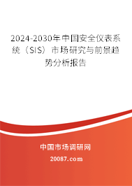 2024-2030年中国安全仪表系统（SIS）市场研究与前景趋势分析报告