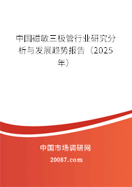 中国磁敏三极管行业研究分析与发展趋势报告(2025年) 中国磁敏三极管行业研究分析与发展趋势报告(2025年)