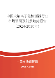 中国火焰离子化检测器行业市场调研及前景趋势报告（2024-2030年）