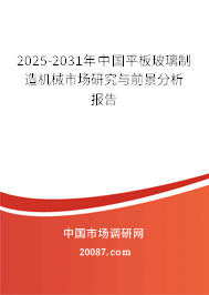 2025-2031年中国平板玻璃制造机械市场研究与前景分析报告 2025-2031年中国平板玻璃制造机械市场研究与前景分析报告