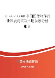 2024-2030年中国图像制作行业深度调研及市场前景分析报告