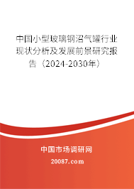 中国小型玻璃钢沼气罐行业现状分析及发展前景研究报告（2024-2030年）