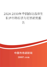 2024-2030年中国自动晶体生长炉市场现状与前景趋势报告