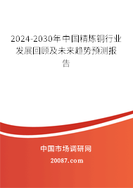 2024-2030年中国精炼铜行业发展回顾及未来趋势预测报告