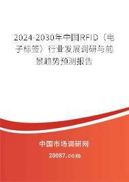 2024-2030年中国RFID（电子标签）行业发展调研与前景趋势预测报告