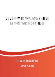 2025年中国冷扎薄板行业调研与市场前景分析报告 2025年中国冷扎薄板行业调研与市场前景分析报告
