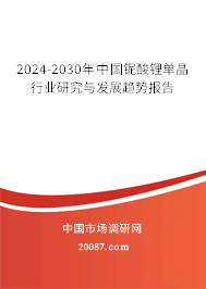 2024-2030年中国铌酸锂单晶行业研究与发展趋势报告