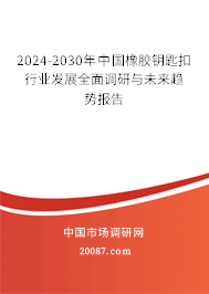 2024-2030年中国橡胶钥匙扣行业发展全面调研与未来趋势报告