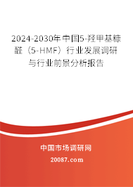 2024-2030年中国5-羟甲基糠醛（5-HMF）行业发展调研与行业前景分析报告