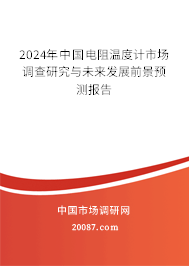 2024年中国电阻温度计市场调查研究与未来发展前景预测报告