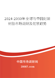 2024-2030年全球与中国封装树脂市场调研及前景趋势