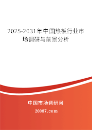 2025-2031年中国热板行业市场调研与前景分析 2025-2031年中国热板行业市场调研与前景分析