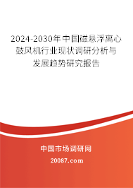 2024-2030年中国磁悬浮离心鼓风机行业现状调研分析与发展趋势研究报告