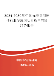 2024-2030年中国光电探测器件行业发展现状分析与前景趋势报告