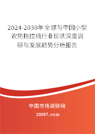 2024-2030年全球与中国小型农用拖拉机行业现状深度调研与发展趋势分析报告