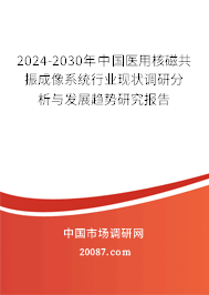 2024-2030年中国医用核磁共振成像系统行业现状调研分析与发展趋势研究报告