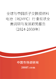 全球与中国质子交换膜燃料电池（REMFC）行业现状全面调研与发展趋势报告（2024-2030年）