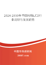 2024-2030年中国电脑LCD行业调研与发展趋势