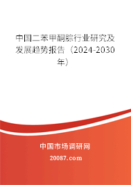 中国二苯甲酮腙行业研究及发展趋势报告（2024-2030年）