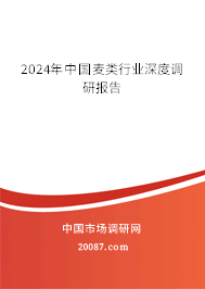 2024年中国麦类行业深度调研报告