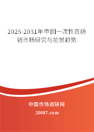 2025-2031年中国一次性直肠镜市场研究与前景趋势 2025-2031年中国一次性直肠镜市场研究与前景趋势