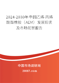 2024-2030年中国乙烯-丙烯酸酯橡胶（AEM）发展现状及市场前景报告