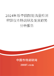 2024年版中国智能流量检测积算仪市场调研及发展趋势分析报告