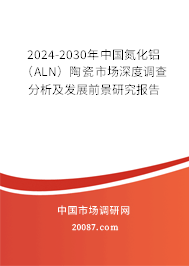 2024-2030年中国氮化铝（ALN）陶瓷市场深度调查分析及发展前景研究报告