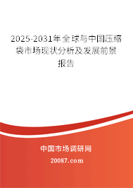 2025-2031年全球与中国压缩袋市场现状分析及发展前景报告 2025-2031年全球与中国压缩袋市场现状分析及发展前景报告