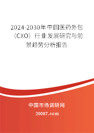 2024-2030年中国医药外包（CXO）行业发展研究与前景趋势分析报告