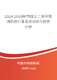 2024-2030年中国D-二苯甲酰酒石酸行业发展调研与趋势分析