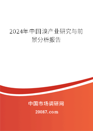 2024年中国溴产业研究与前景分析报告