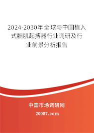 2024-2030年全球与中国植入式膈肌起搏器行业调研及行业前景分析报告