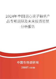 2024年中国调心滚子轴承产品专项调研及未来投资前景分析报告