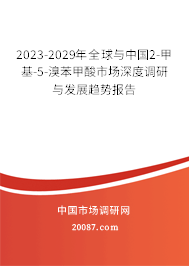 2023-2029年全球与中国2-甲基-5-溴苯甲酸市场深度调研与发展趋势报告