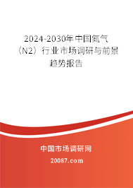 2024-2030年中国氮气（N2）行业市场调研与前景趋势报告