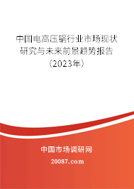 中国电高压锅行业市场现状研究与未来前景趋势报告（2023年）