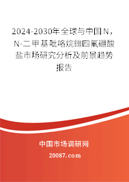 2024-2030年全球与中国N，N-二甲基吡咯烷鎓四氟硼酸盐市场研究分析及前景趋势报告